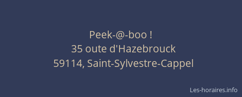 Peek-@-boo !