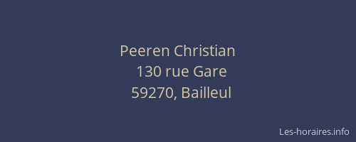Peeren Christian