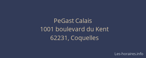 PeGast Calais