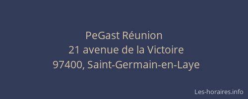 PeGast R&eacute;union