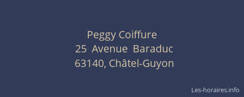 Peggy Coiffure
