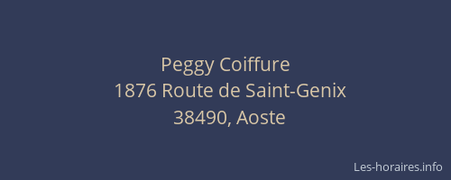 Peggy Coiffure