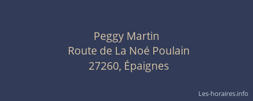 Peggy Martin