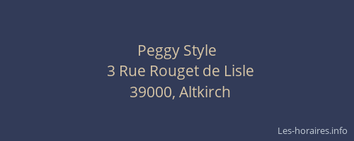 Peggy Style