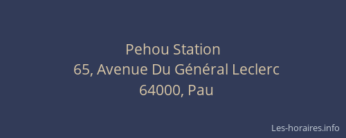 Pehou Station