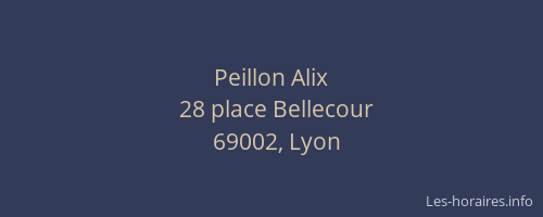 Peillon Alix