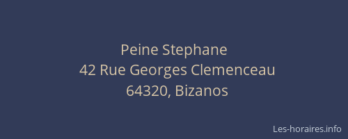 Peine Stephane