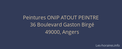 Peintures ONIP ATOUT PEINTRE