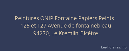 Peintures ONIP Fontaine Papiers Peints