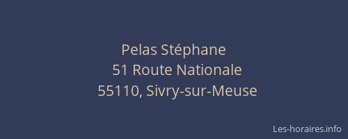 Pelas St&eacute;phane