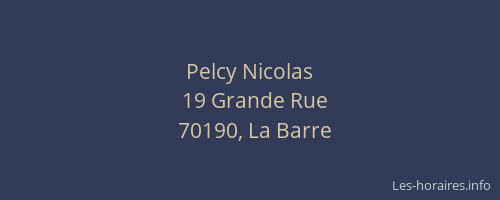 Pelcy Nicolas