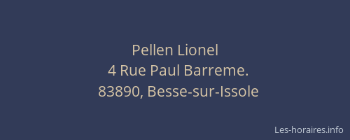 Pellen Lionel