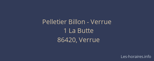 Pelletier Billon - Verrue