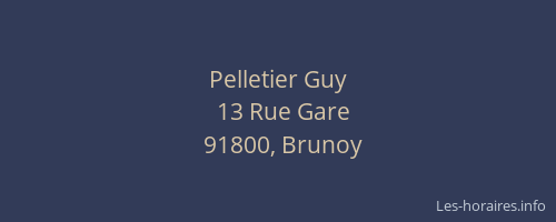 Pelletier Guy