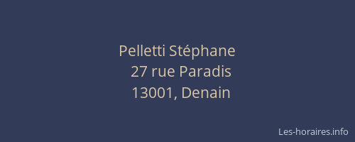 Pelletti Stéphane