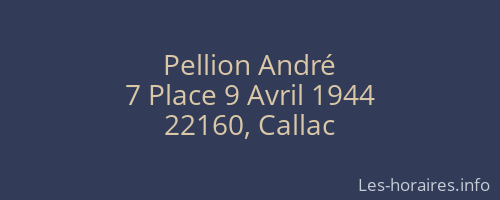 Pellion André