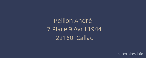 Pellion André