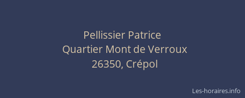 Pellissier Patrice