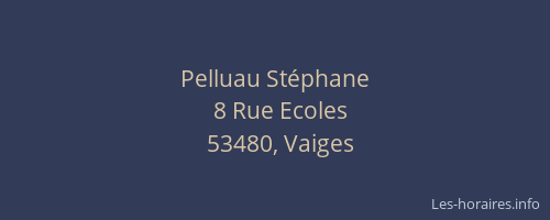 Pelluau St&eacute;phane