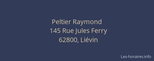 Peltier Raymond