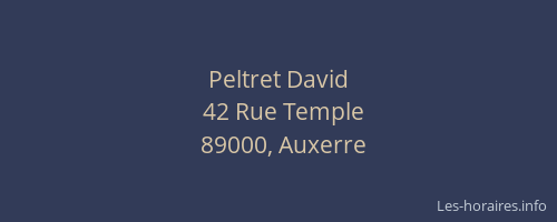 Peltret David