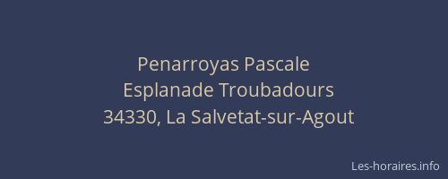 Penarroyas Pascale