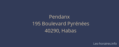 Pendanx