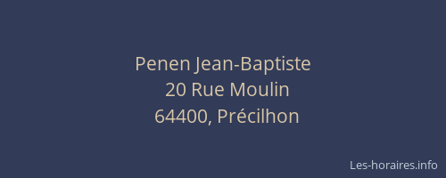Penen Jean-Baptiste