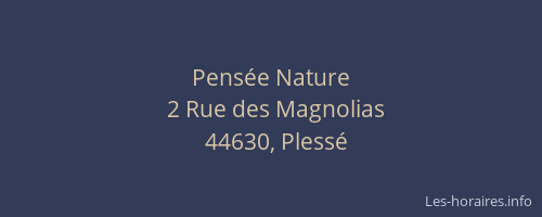 Pensée Nature