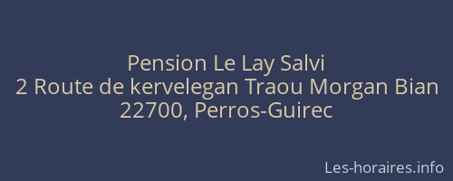 Pension Le Lay Salvi