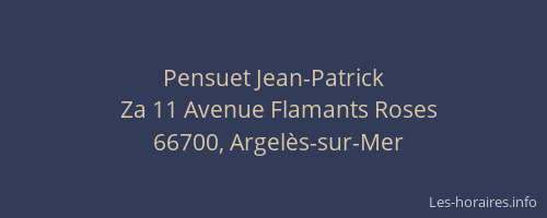 Pensuet Jean-Patrick