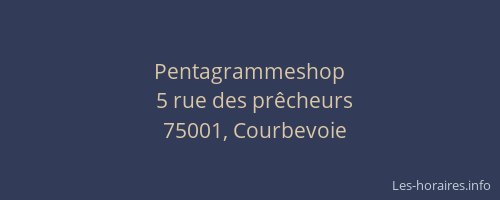 Pentagrammeshop