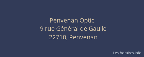 Penvenan Optic