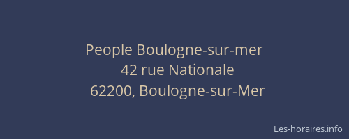 People Boulogne-sur-mer