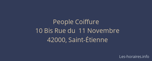 People Coiffure
