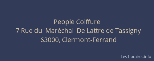 People Coiffure