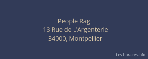 People Rag