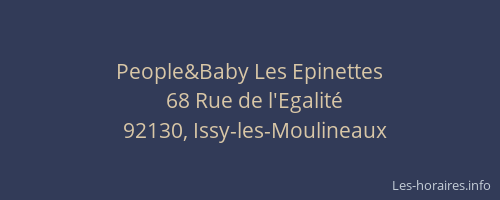 People&Baby Les Epinettes