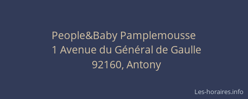 People&Baby Pamplemousse