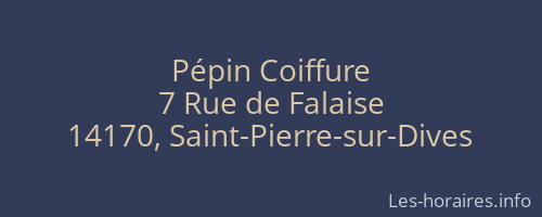 Pépin Coiffure