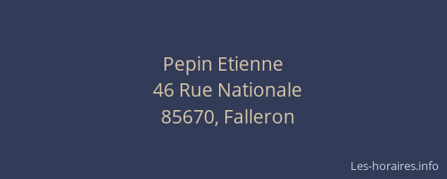 Pepin Etienne