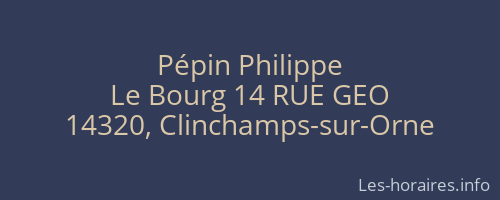 Pépin Philippe
