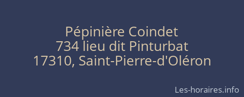 Pépinière Coindet