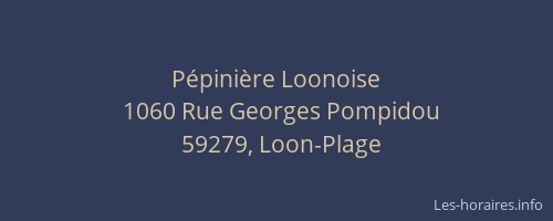 Pépinière Loonoise