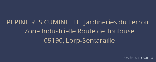 PEPINIERES CUMINETTI - Jardineries du Terroir