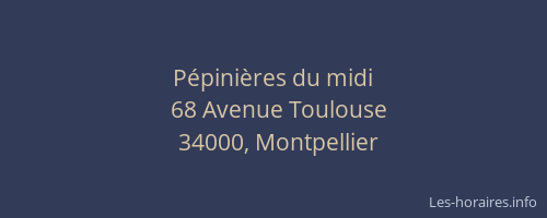 Pépinières du midi