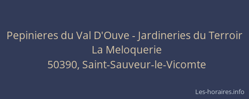 Pepinieres du Val D'Ouve - Jardineries du Terroir