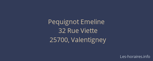 Pequignot Emeline