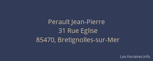 Perault Jean-Pierre