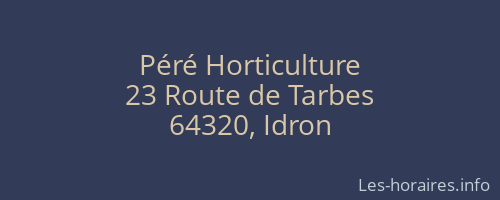 Péré Horticulture